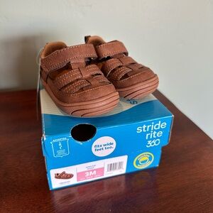 Stride Rite 360 Brown Kids Sandals